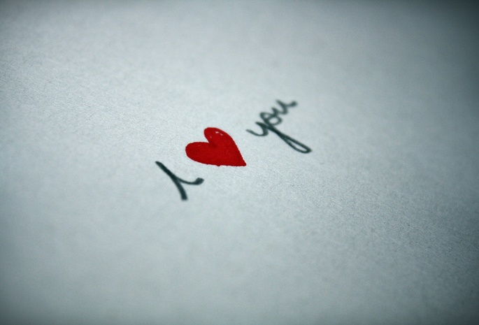 любовь, сердце, love, ручка, краски, рисунок, надпись, строчка, бумага, Макро, чувство, лист