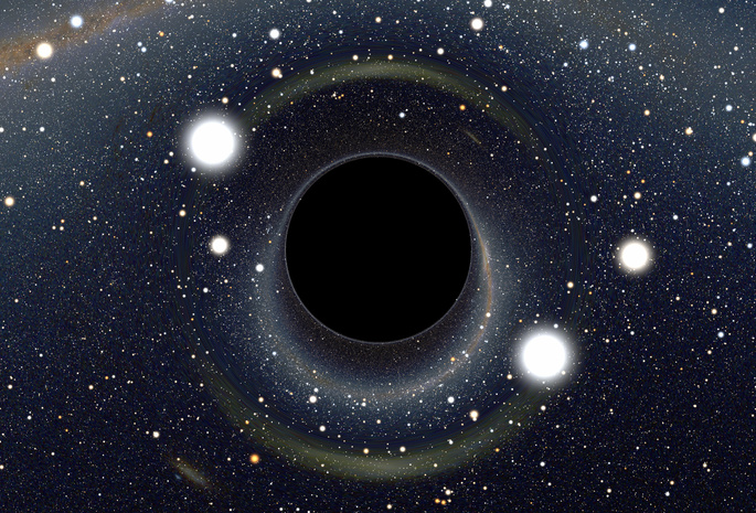 звезды, Космос, черная дыра