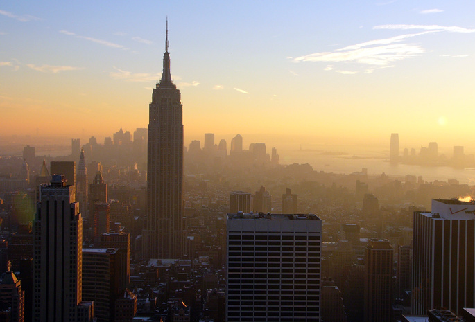 new york city, usa, город, большое яблоко, нью-йорк, Панорама