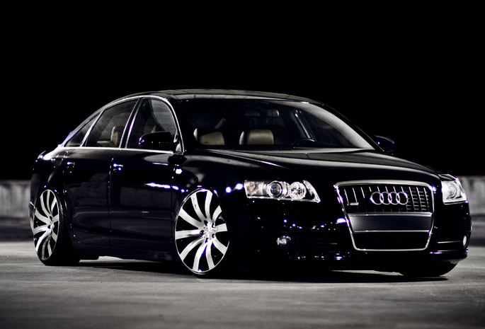Audi, a6, black