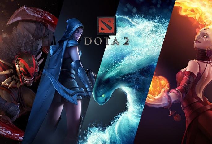 lina inverse, дота 2, bloodseeker, traxex, Dota 2, defense of the ancients, morphling