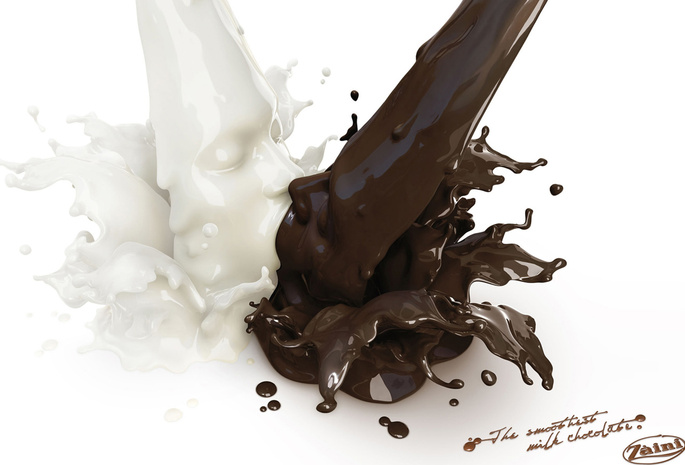 молоко, лица, белый, Обои, поцелуй, черный, шоколад