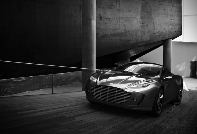 концепт, новый, gauntlet, скорость, дорога, Aston martin