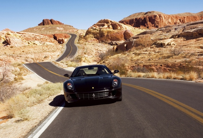 Ferrari, дорога, 599gtb