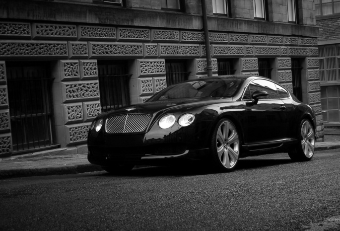 черный, continentalgt, Bentley