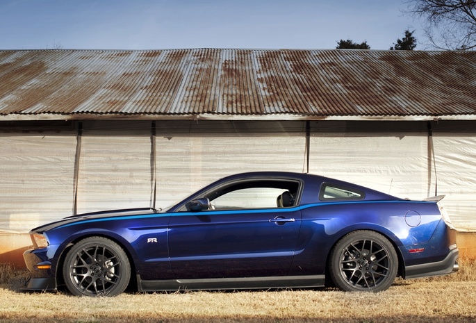 Mustang, rtr, синий, package, мускул