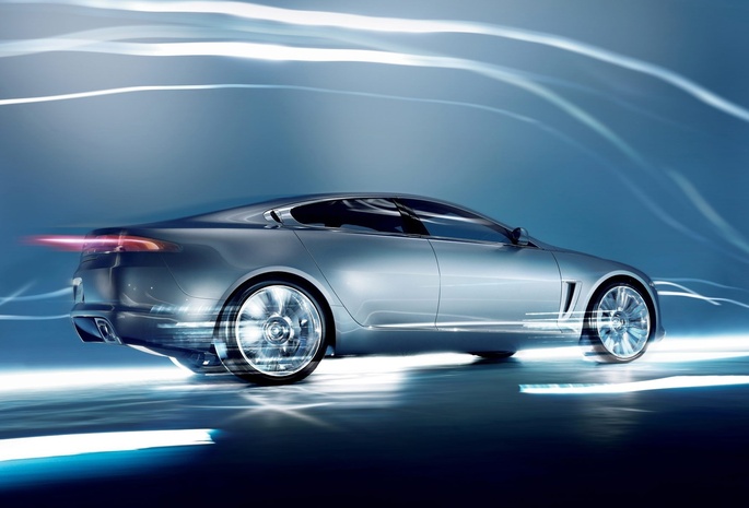 скорость, концепт-кар, Jaguar c-xf