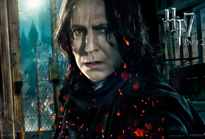 part 2, hp 7, hogwarts, alan rickman, harry potter and the deathly hallows, Harry potter 7