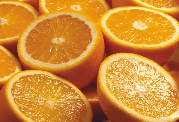 Апельсины, оранжевый, фрукты
