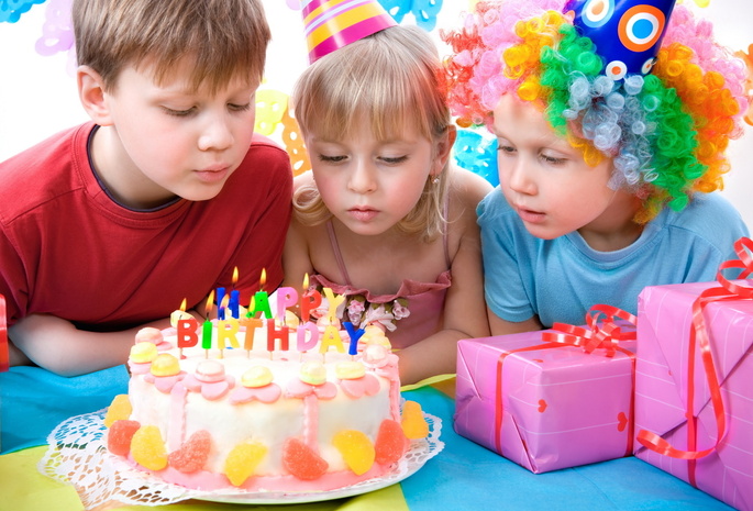 ребенок, подарок, день рождения, дети, торт, Праздники