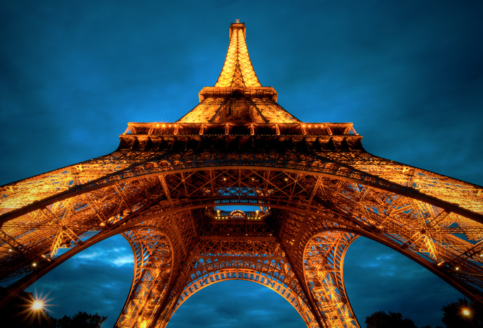 париж, франция, архитектура, Эйфелева башня
