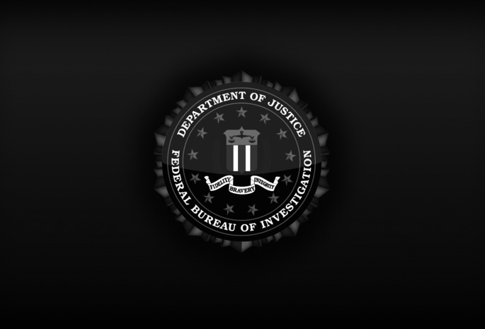 черный, фбр, Fbi, логотип