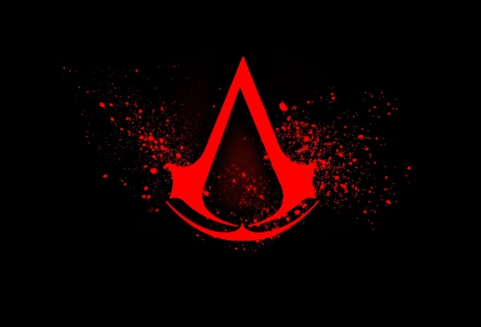 Assassins creed, логотип, revelations, кровь