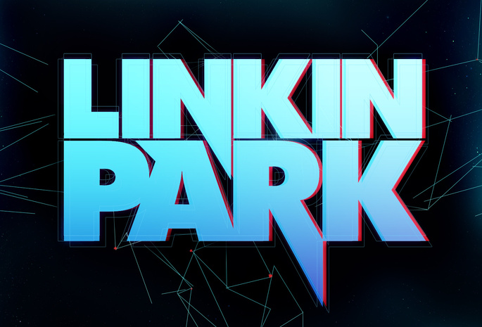 звёзды, логотип, Linkin park, линии