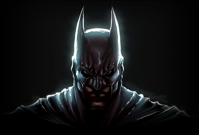 the dark knight, темный, глаза, рыцарь, Batman, лицо, плащ, маска
