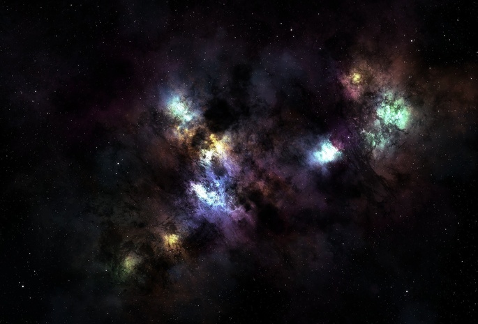 туманность, Nebula, пространство, звезды, бесконечность