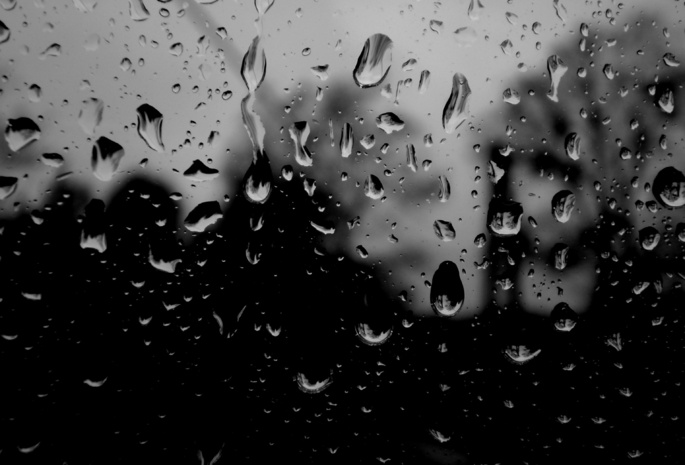 дождь, капли, стекло, Текстура