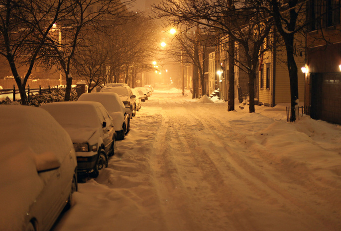 ny, нью-йорк, snow, new york, ночь, night, winter, олбани, usa, снег, Albany