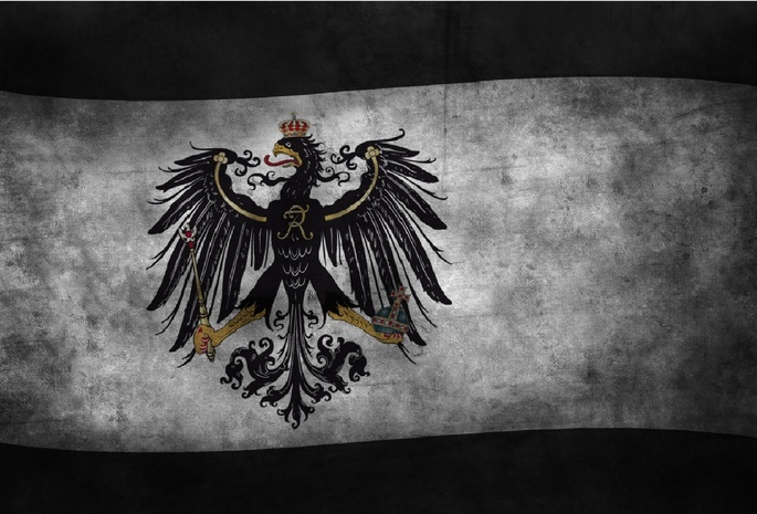 флаг, пруссия, орёл, флаги, deutschland, Preussen, германия, volke