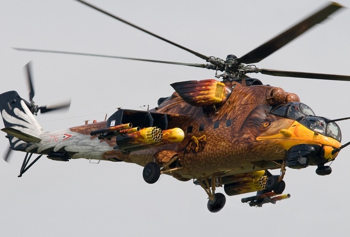 вооружение, Ми-24, полёт, вертолёт, лопасти, аэрография