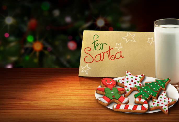 Beautiful, cool, colorful, for santa, christmas tree, beauty, christmas cookies, colors, christmas