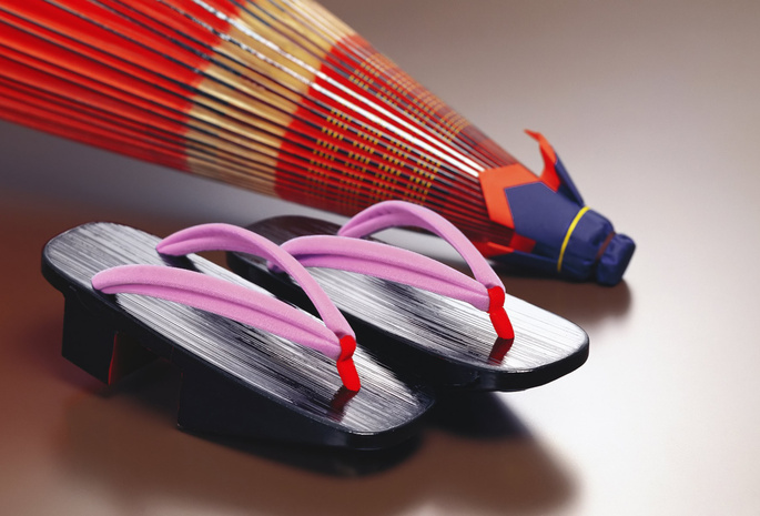 Японская, культура, сланцы, обувь