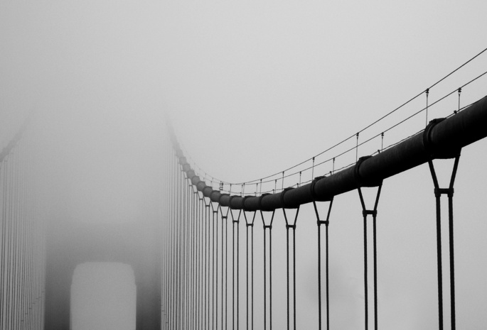 туман, San francisco, golden gate bridge, bridge, california, city, fog, мост, город