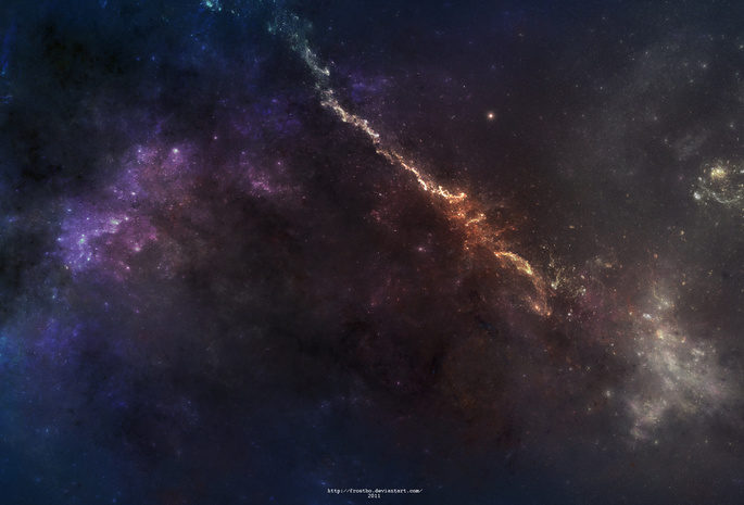Omaet nebula, туманность, звезды, созвездие, свет