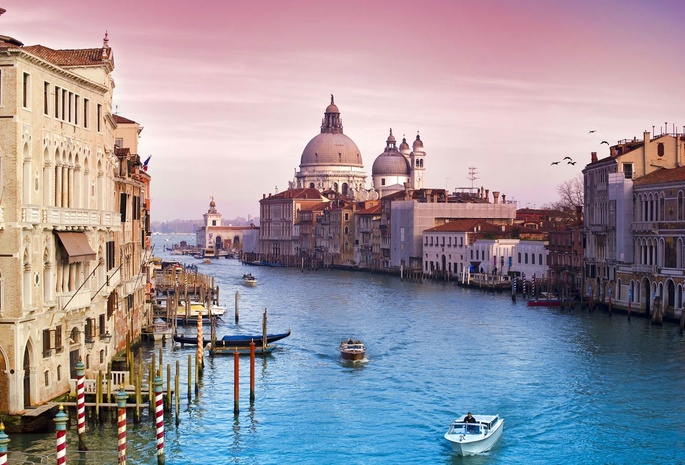 здания, город, venice, италия, вода, Italy, венеция, канал