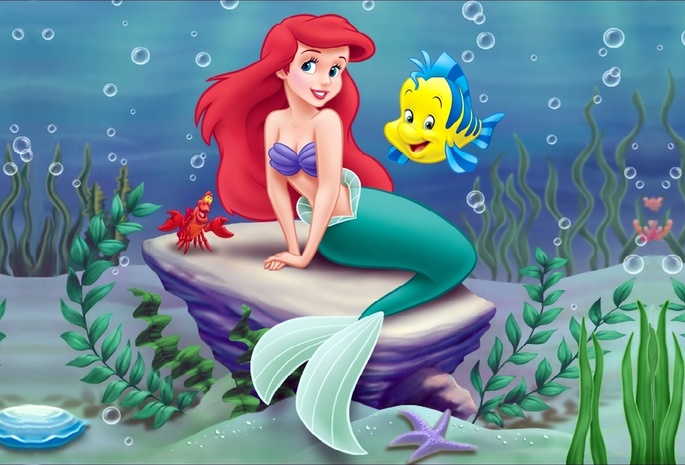disney, ариэль, ariel, дисней, маленькая русалочка, Little mermaid