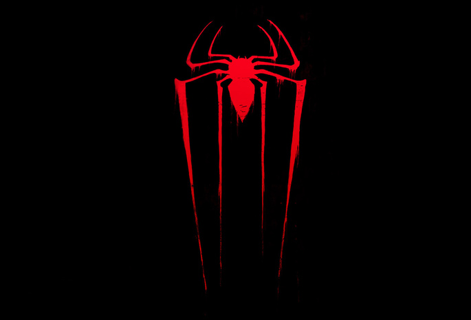 dark, red, amazing spider-man, новый человек паук, Spider