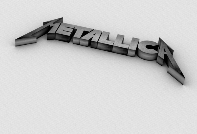 Metallica, лого, 3d