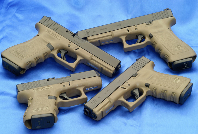 glock 34, glock 26, глоки, Hd, glock 19, glock 17, wallpapers, austria, guns