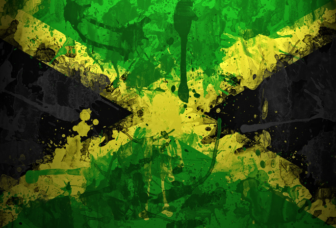 флаг, краски, Ямайка