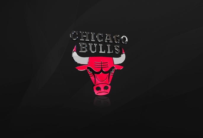 быки, чикаго, черный, логотип, Chicago bulls, баскетбол, nba