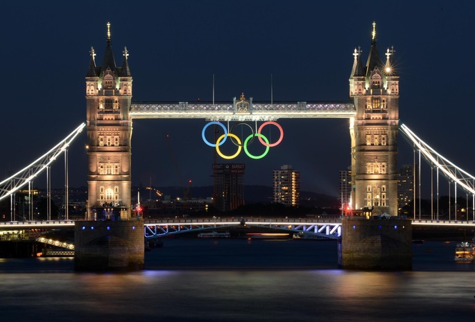 мост, london, Лондон, олимпиада, река, 2012, tower bridge, темза