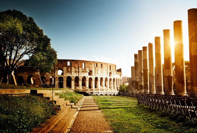 рим, колизей, rome, амфитеатр, Italy, colosseum, италия