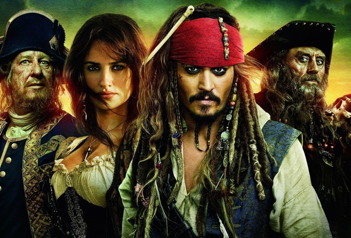 фильм. пираты карибского моря, четверо