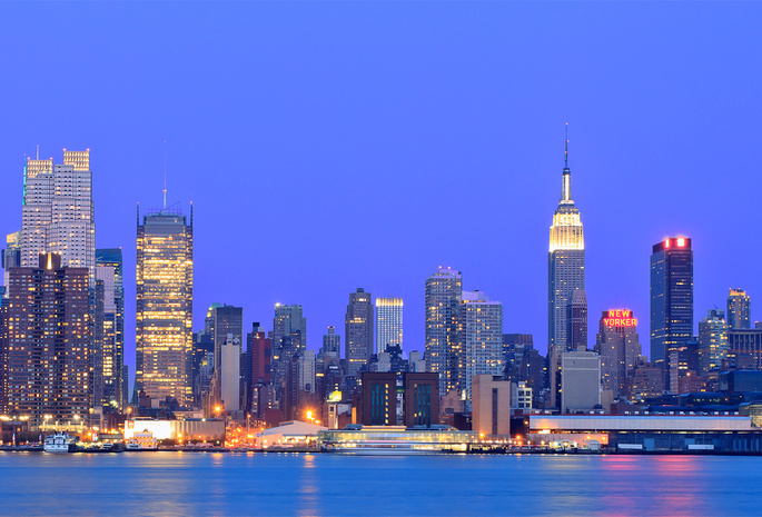 мегаполис, небоскребы, new york, нью-йорк, Usa, здания, сша
