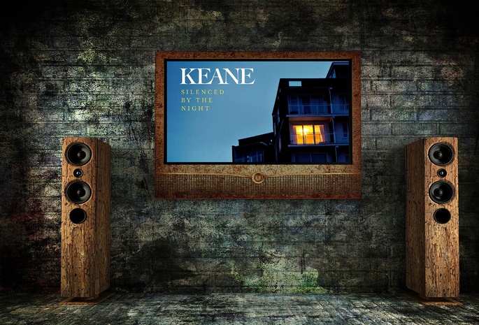 Keane, Band, England, Silenced by the Night, Grunge Wall, Speakers