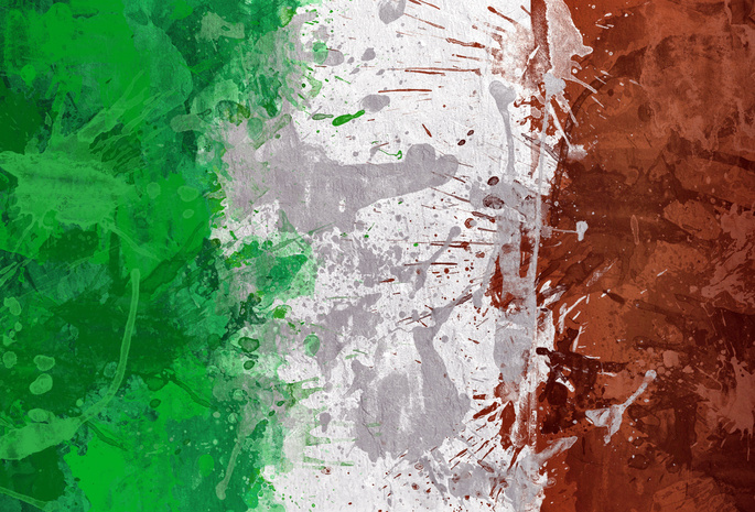 Италия, краски, флаг, italy