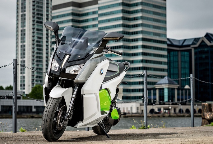 BMW, Motorbike, Scooter, C-Evolution, Electric, London, 2012