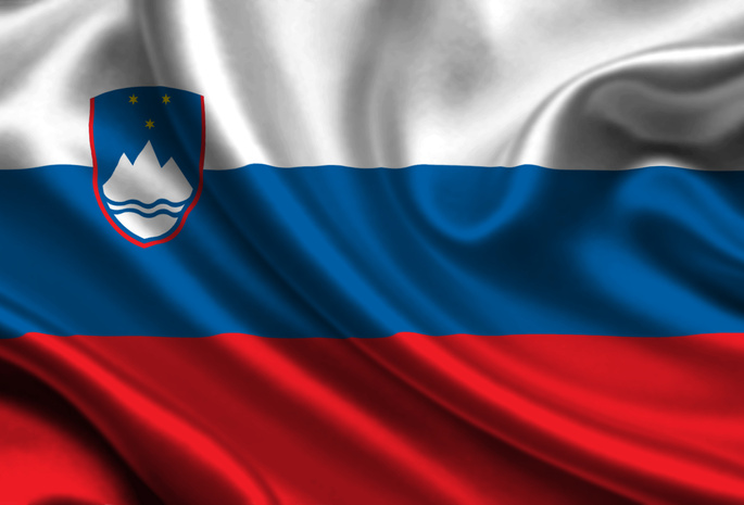 Slovenia, Satin, Flag