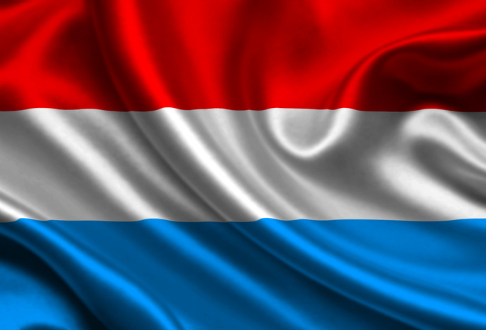Luxembourg, Satin, Flag