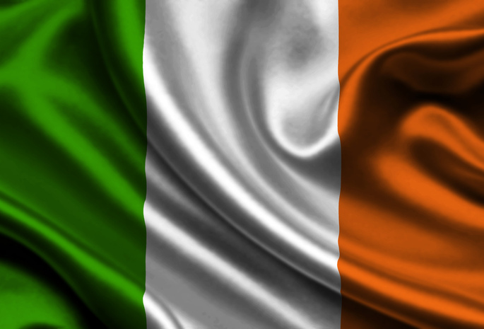 Ireland, Satin, Flag