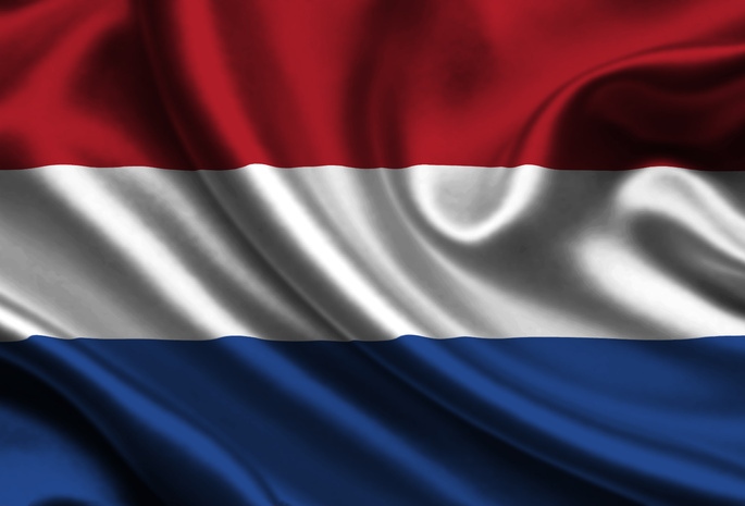 Netherlands, Satin, Flag