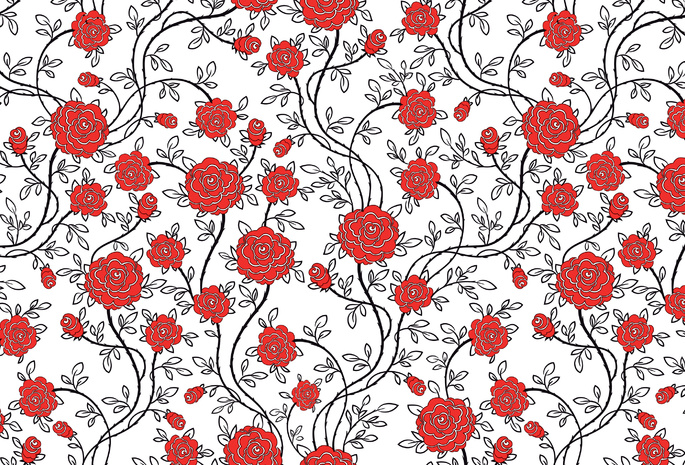pattern, розы, цветы, Текстура