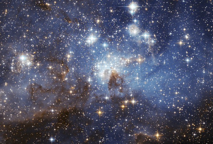 Lh 95, туманность, space, звезды, stars, nebula, космос