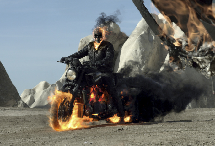 2012, ghost rider spirit of vengeance, Призрачный гонщик 2