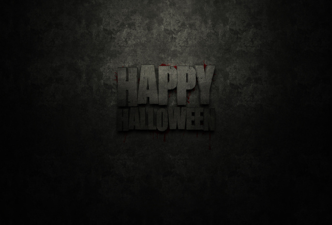 темный, надпись, фон, Happy halloween, хелуин, текстуры